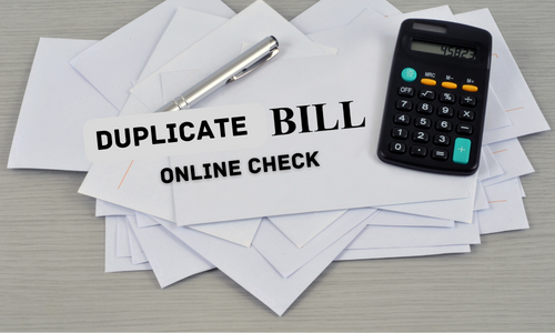 Duplicate Bill Online Check