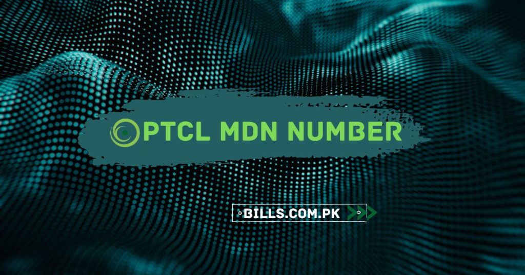 Ptcl MDN number