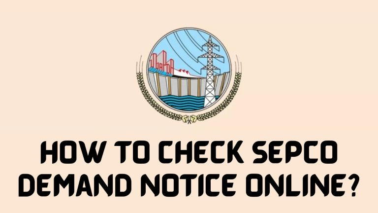 How to check Sepco demand notice online?